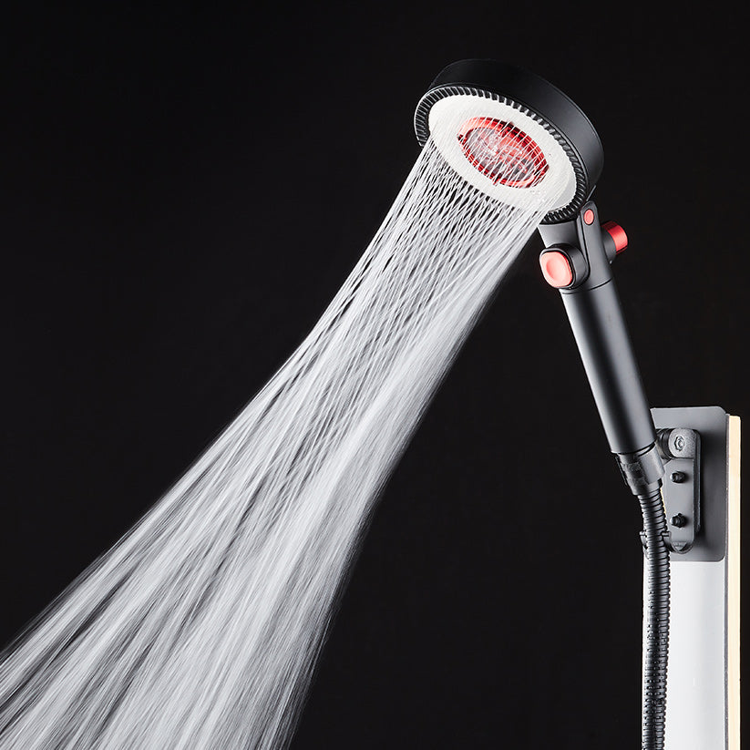 MILA Flowflex Hand Shower - MBHB0206BK, Hand Shower With Double Sided Water Outlet, Multi Function, PP cotton filter, Matt Black Finish, 3 Function Filter